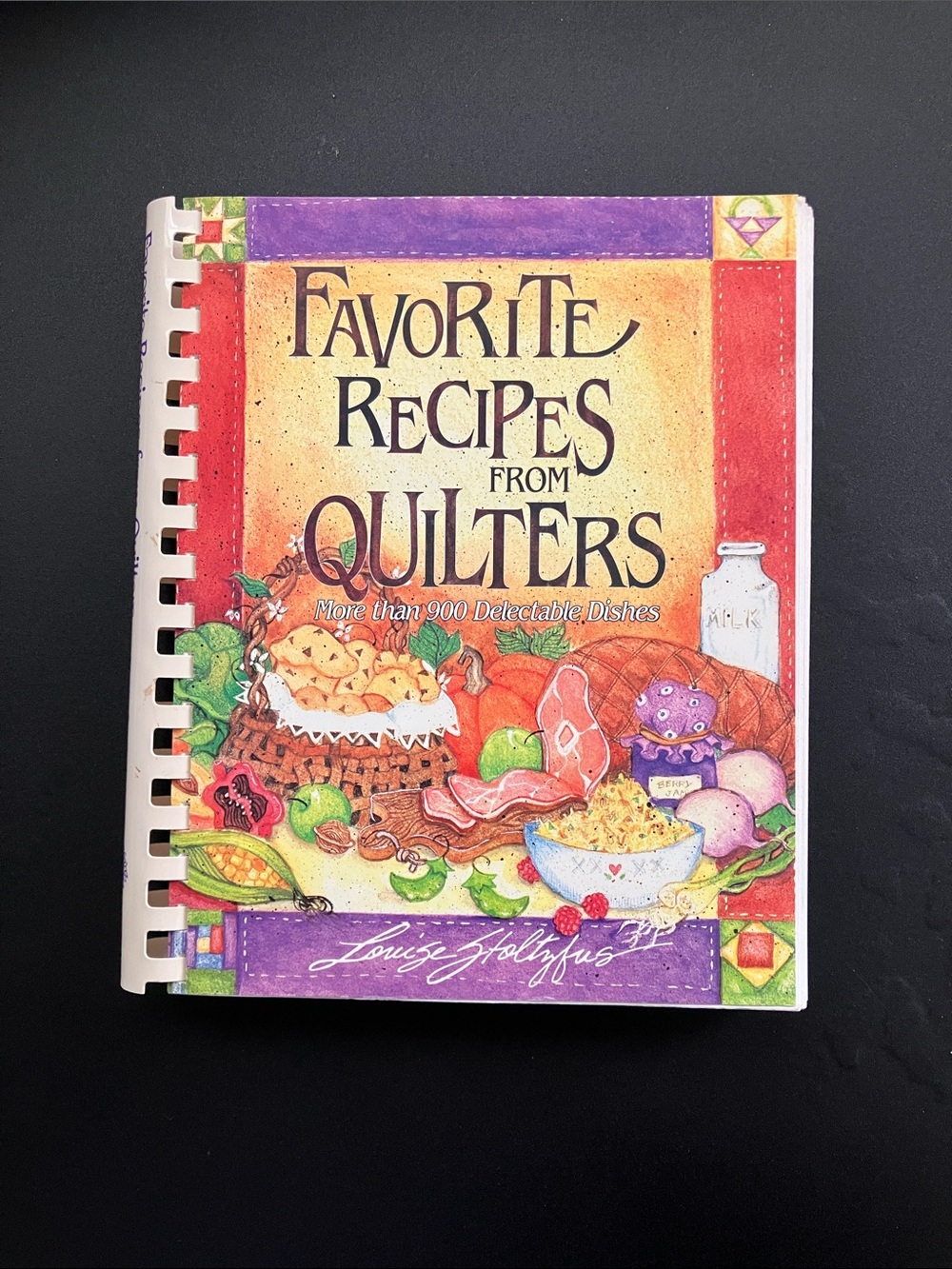 Community Cookbook Favorite Recipes from Quilters Spiral Bound 1992
